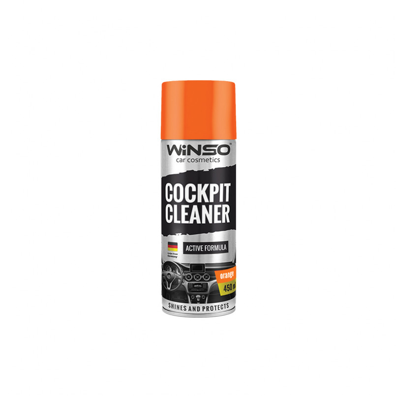 Поліроль для панелі приладів WINSO Cockpit Cleaner 450ml, апельсин (12шт/ящ)