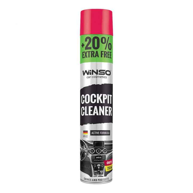 Поліроль для панелі приладів WINSO Cockpit Cleaner 750ml, вишня (12шт/ящ)