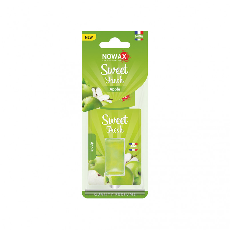 NOWAX Ароматизатор мембранний серія Sweet Fresh - Apple (30шт/ящ)