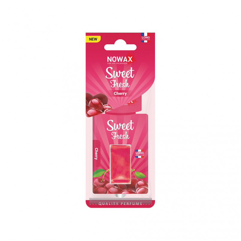 NOWAX Ароматизатор мембранний серія Sweet Fresh - Cherry (30шт/ящ)
