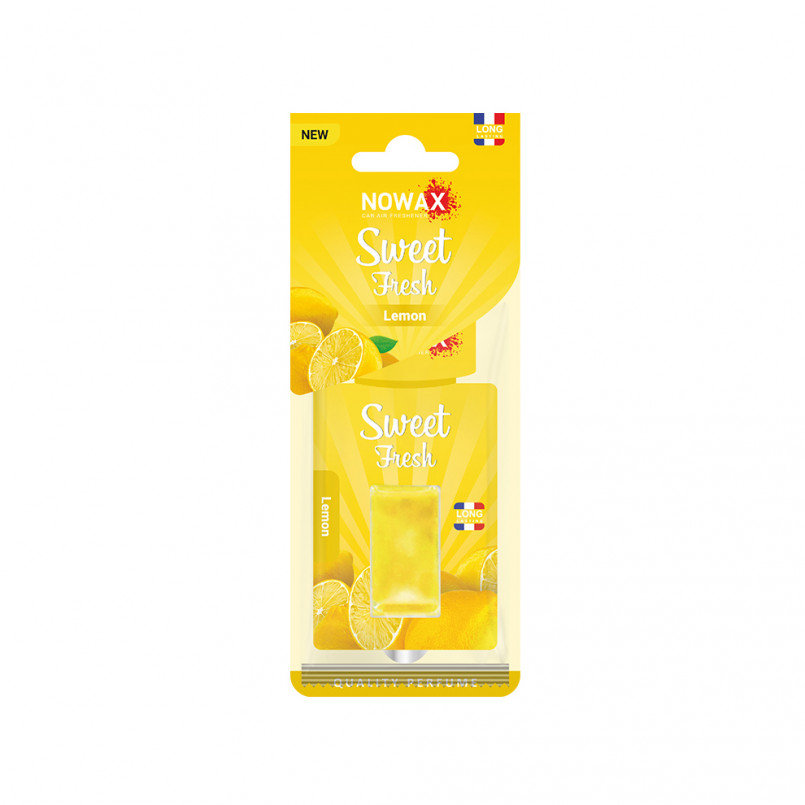 NOWAX Ароматизатор мембранний серія Sweet Fresh - Lemon (30шт/ящ)