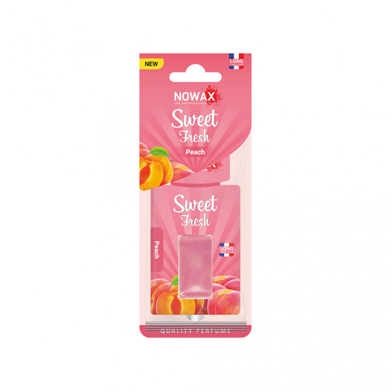 NOWAX Ароматизатор мембранний серія Sweet Fresh - Peach (30шт/ящ)