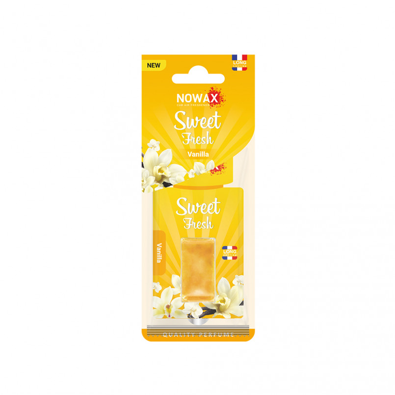 NOWAX Ароматизатор мембранний серія Sweet Fresh - Vanilla (30шт/ящ)