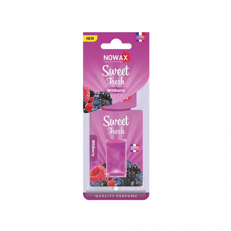 NOWAX Ароматизатор мембранний серія Sweet Fresh - Wildberry (30шт/ящ)
