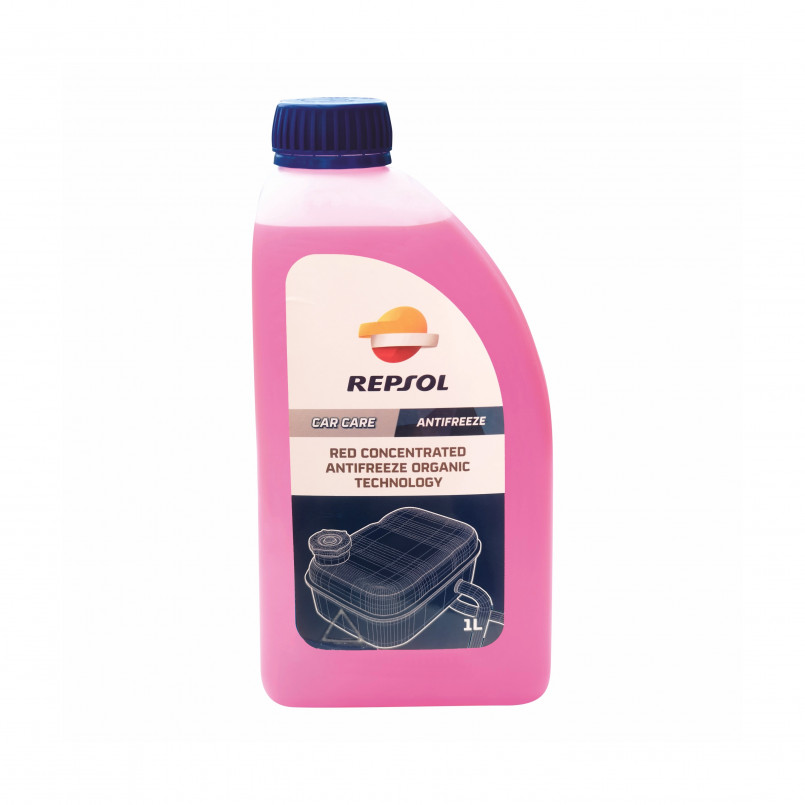Антифриз концентрат REPSOL ANTIGEL RED CONCENTRATED G12+ (1л)