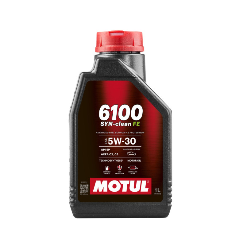 Олива моторна MOTUL 6100 Syn-clean FE SAE 5W30 12X1 L