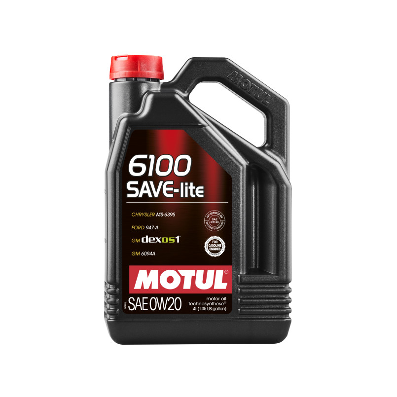 Олива моторна MOTUL 6100 Save-lite SAE 0W20 4X4 L - NEW