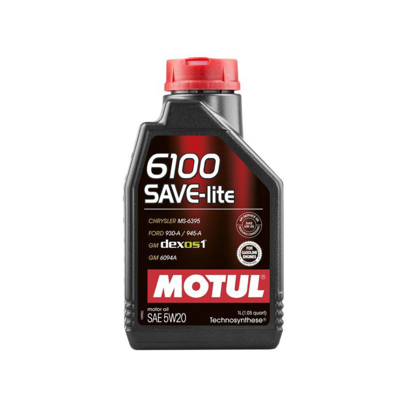 Олива моторна MOTUL 6100 Save-lite SAE 5W20 12X1 L - NEW