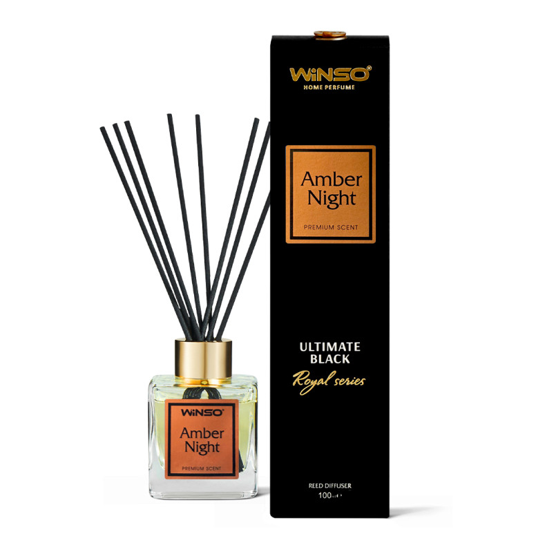 Аромадифузор з паличками ТМ _Winso_ серія _Ultimate Black_ - Amber Night 100ml