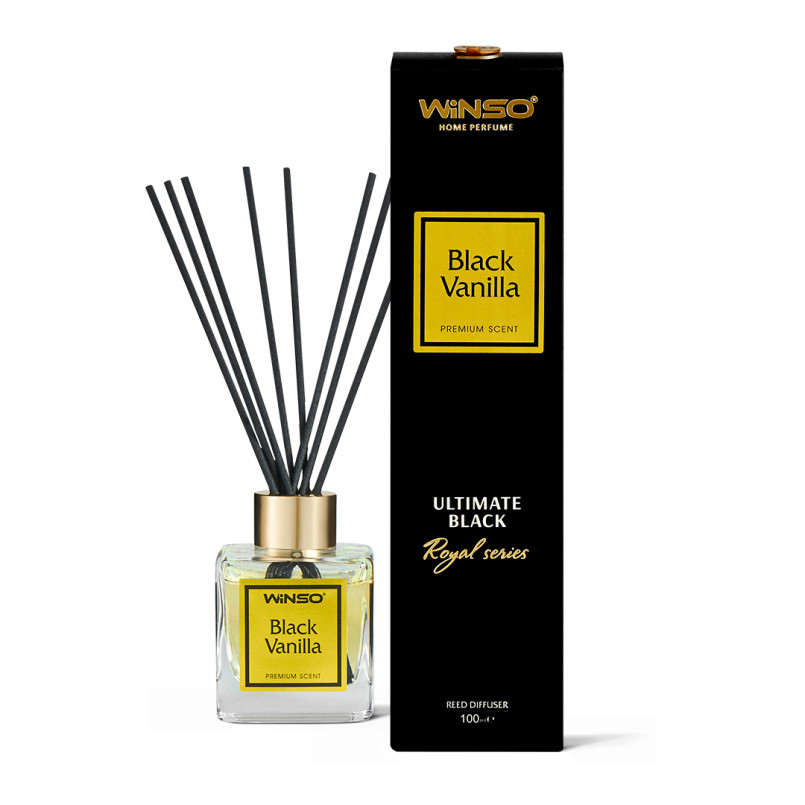 Аромадифузор з паличками ТМ _Winso_ серія _Ultimate Black_ - Black Vanilla 100ml