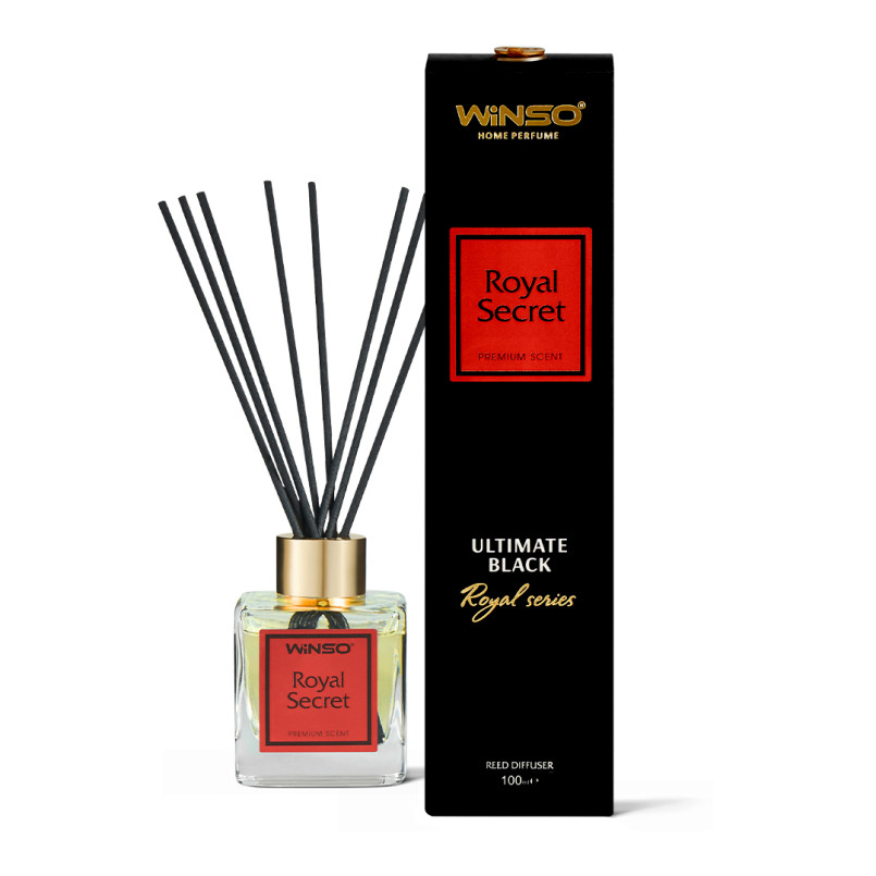 Аромадифузор з паличками ТМ _Winso_ серія _Ultimate Black_ - Royal Secret 100ml