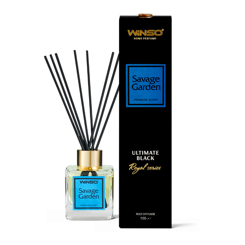 Аромадифузор з паличками ТМ _Winso_ серія _Ultimate Black_ - Savage Garden 100ml
