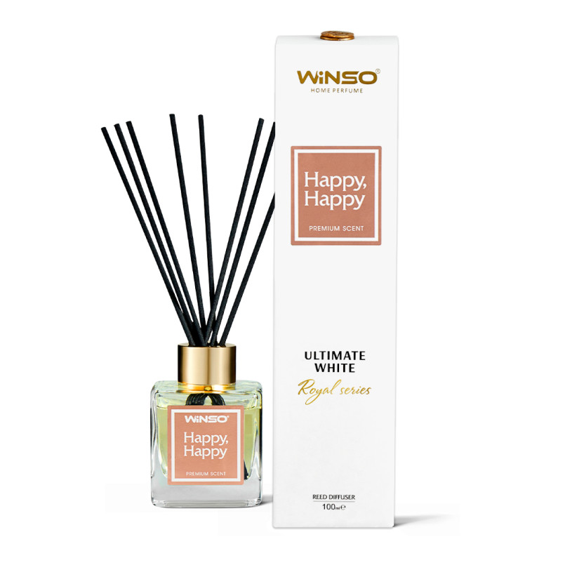 Аромадифузор з паличками ТМ _Winso_ серія _Ultimate White_ - Happy, Happy 100ml
