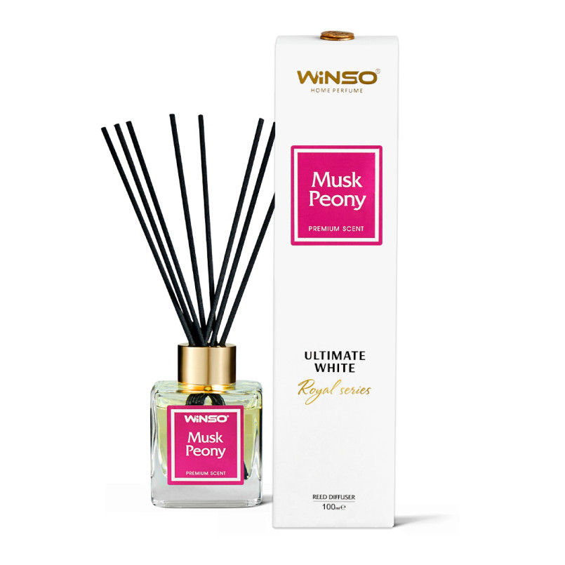 Аромадифузор з паличками ТМ _Winso_ серія _Ultimate White_ - Musk Peony 100ml