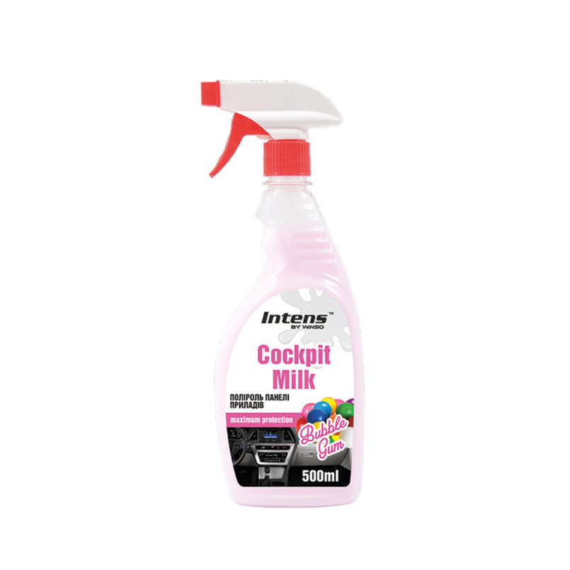 COCKPIT MILK INTENSE Bubble Gum поліроль - молочко для панелі приладів 500 мл (24шт/ящ)