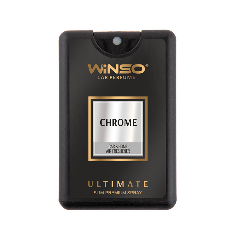 Освіжувач повітря WINSO ULTIMATE Slim Spray спрей 18 мл - Chrome (24шт/ящ.)