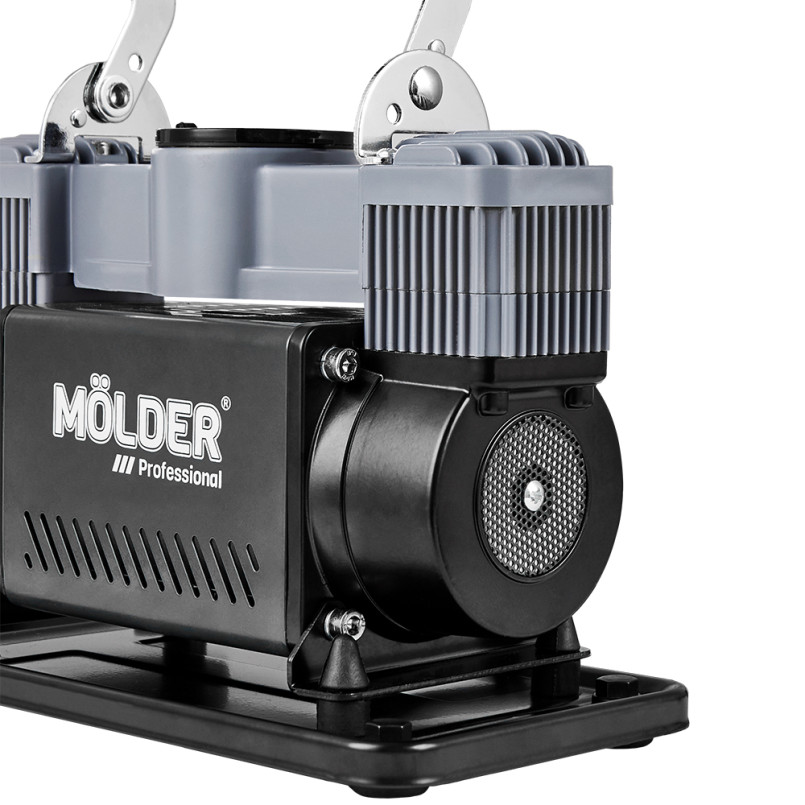 Molder Автомобільний компресор 12В, 10 Атм, 90 л/хв., дов шланга 5,7м, кабелm 2,4м, зажими для АКБ