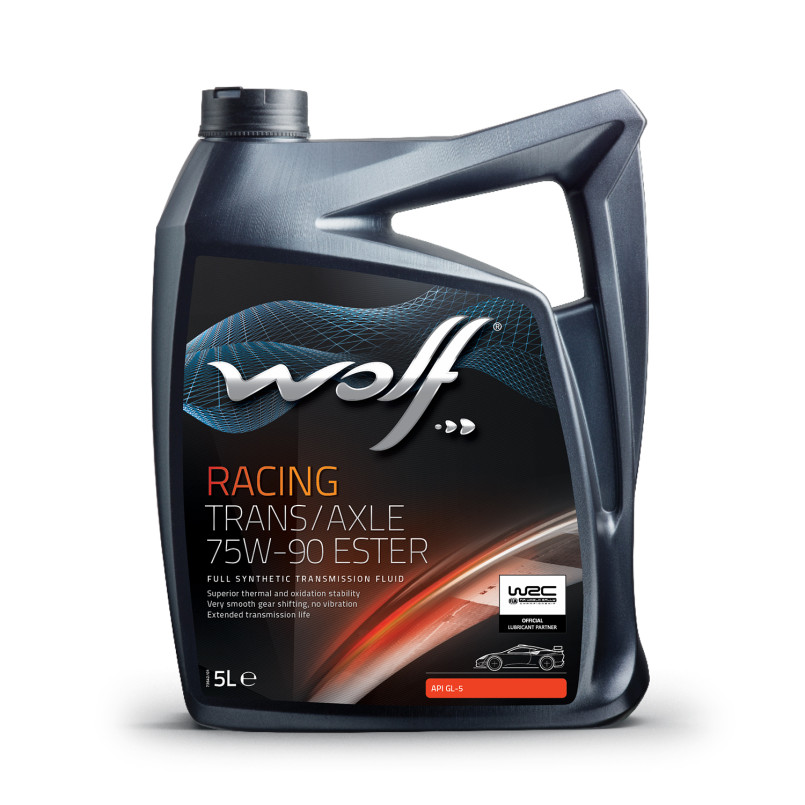 Олива моторна WOLF RACING TRANS/AXLE 75W-90 ESTER  5л.