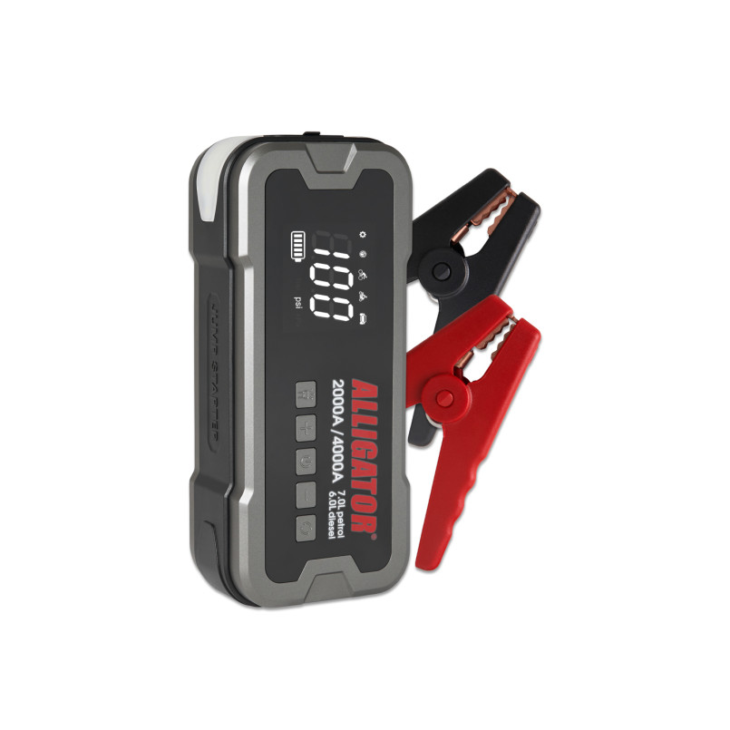 ALLIGATOR Пусковий пристрій 24000mAh 2000A/4000A, kompressor 10Bar (10шт.)