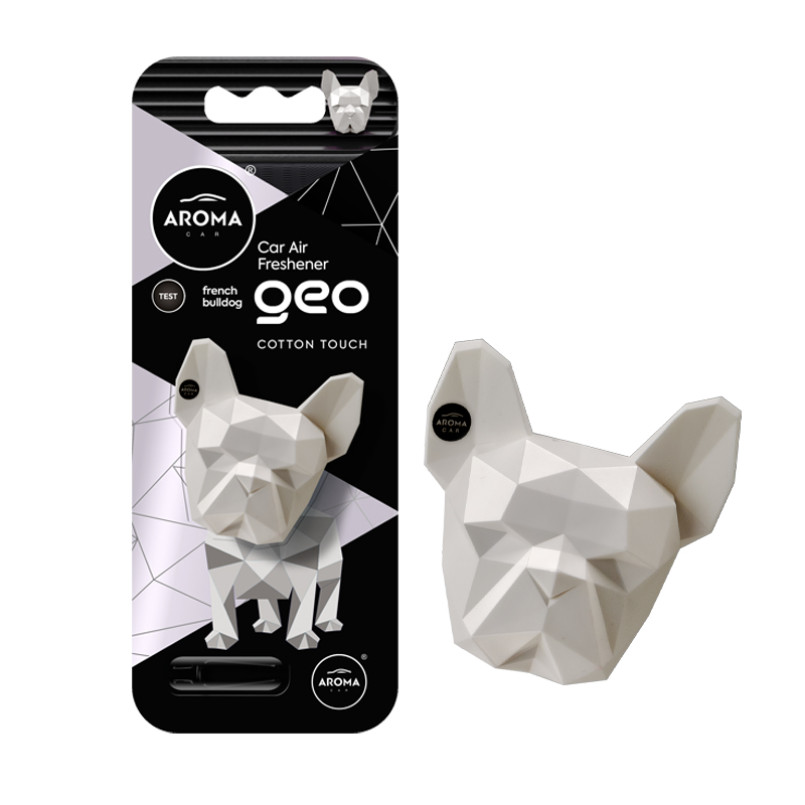 AROMA Ароматизатор на дефлектор Aroma Car Geo Dog- White Cotton Touch (14шт.)