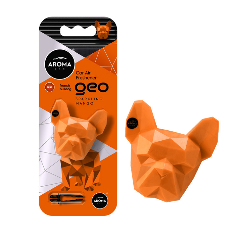 AROMA Ароматизатор на дефлектор Aroma Car Geo Dog- Orange Sparkling Mango (14шт.)