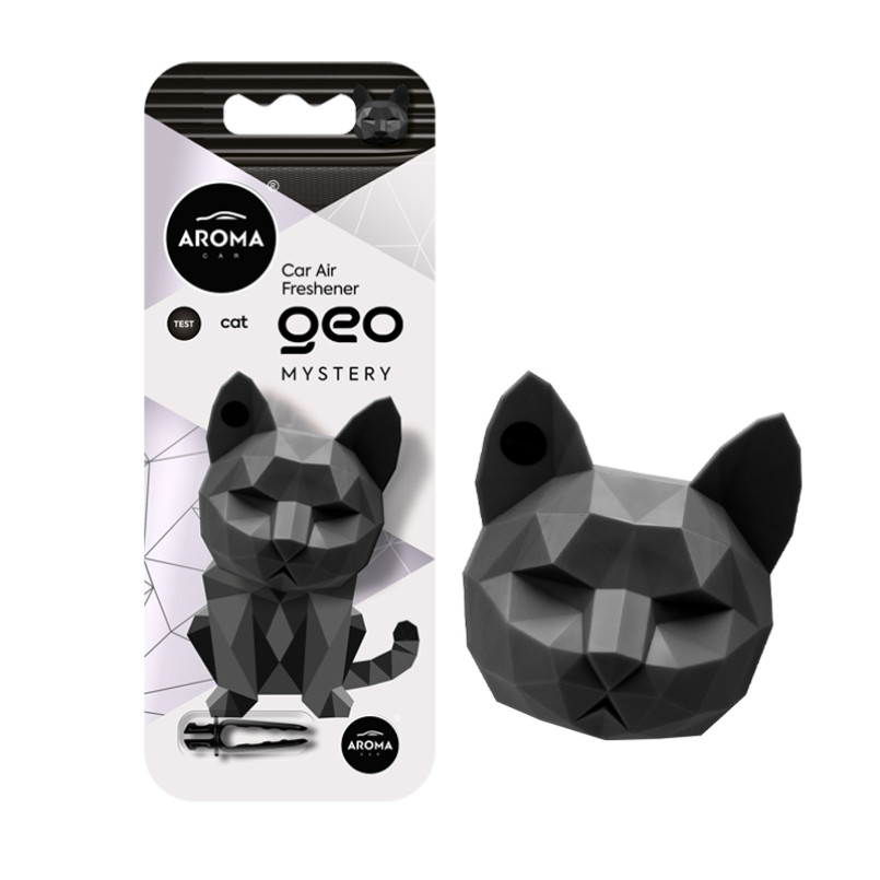 AROMA Ароматизатор на дефлектор Aroma Car Geo Cat- White Mystery Touch (14шт.)