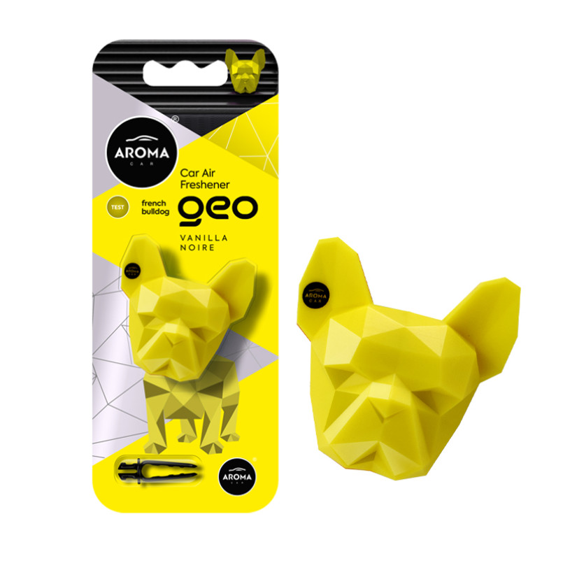 AROMA Ароматизатор на дефлектор Aroma Car Geo Dog- Yellow Vanilla Noire (14шт.)