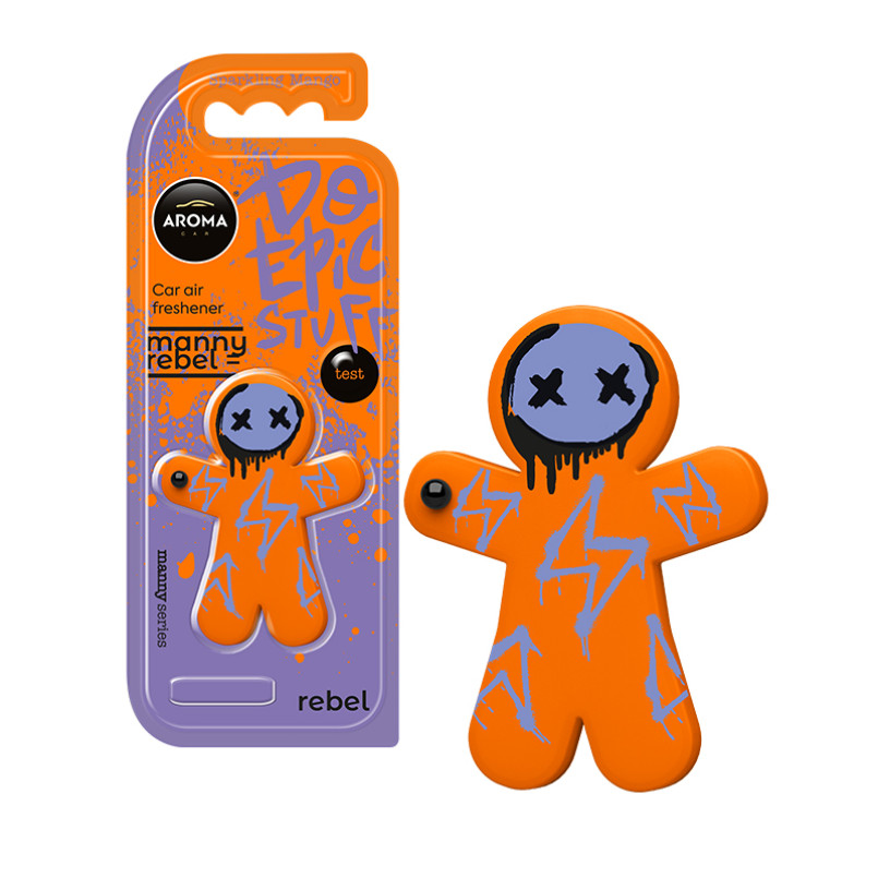 AROMA Ароматизатор на дефлектор Aroma Car Manny Rebel- Sparkling Mango (14шт.)