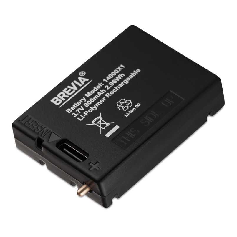 BREVIA Акумулятор 3.7V 800mAh Li-polymer with Type C для налобних ліхтарів (1 шт.)