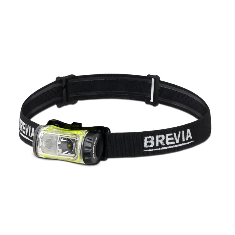 BREVIA Ліхтар налобний 255Lm, 3 MODES + FLASH + RED, 3xAAA, IP64, White/Red (12/24шт.)