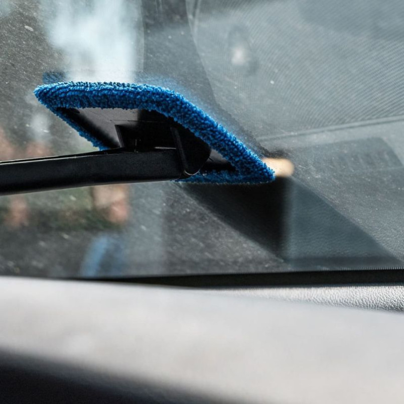 K2 Window Cleaner  Щітка для чищення скла мікрофібра з ручкою