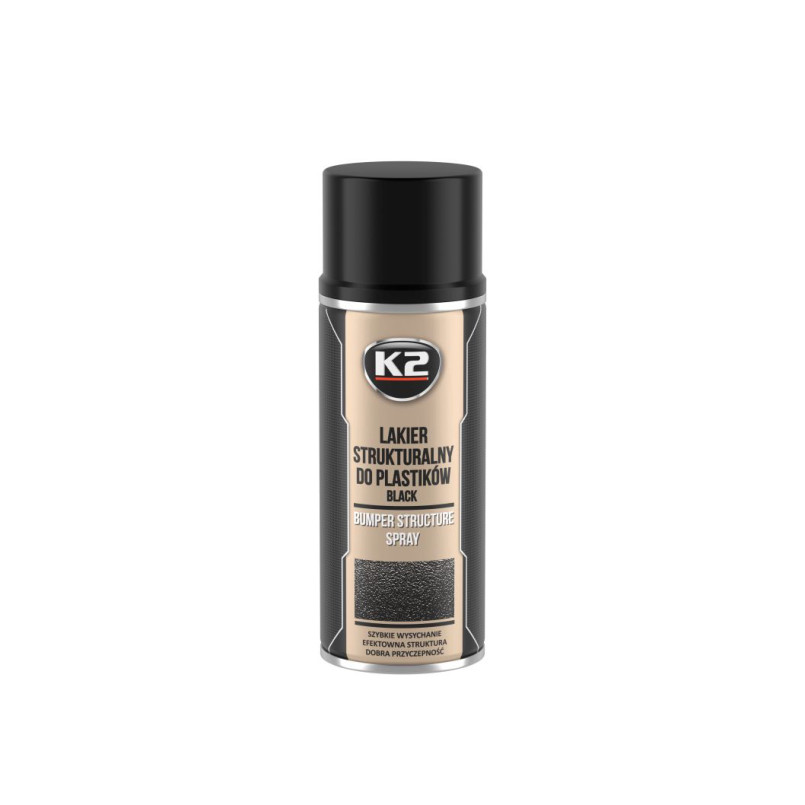 K2 BAMPER SPRAY 400 ml фарба для пластикових бамперів чорна  (аерозоль) х12 NEW