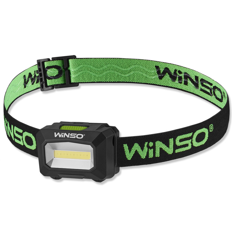 Ліхтар налобний WINSO 100Lm, 3W COB, 3xAAA, White/Red (40шт.)