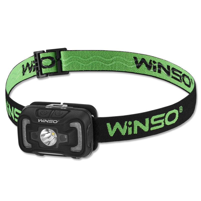 Ліхтар налобний WINSO 300Lm, 5W CREE XTE + COB, 1800mAh, Sensor White/Red (40шт.)