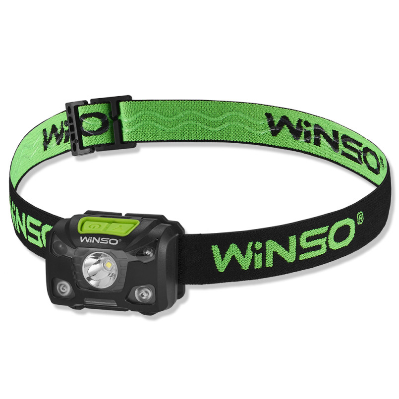 Ліхтар налобний WINSO PRO 250Lm, 5W XPG , 1200mAh/3xAAA, Sensor White/Red (40шт.)