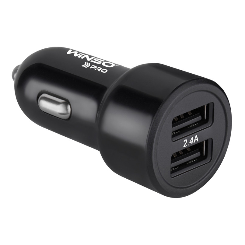 Автомобільний зарядний пристрій WINSO PRO 12W 2xUSB-A (60шт.)