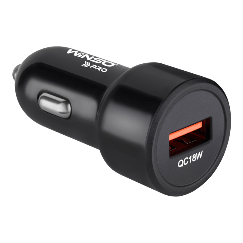 Автомобільний зарядний пристрій WINSO PRO QC18W USB-A (60шт.)