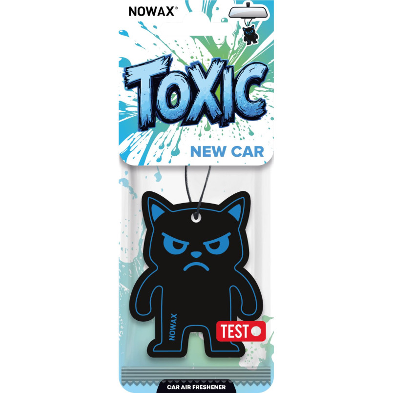 NOWAX Ароматизатор повітря целюлозний Nowax серія _Toxic_ - Car (50шт/уп)