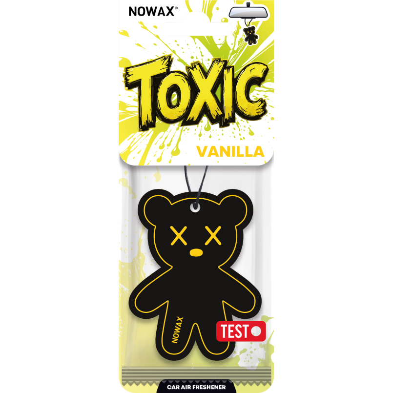 NOWAX Ароматизатор повітря целюлозний Nowax серія _Toxic_ - Vanilla (50шт/уп)