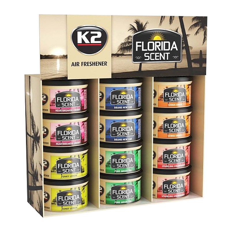 К2 FLORIDA SCENT DISPLAY MIX освіжувач повітря в банці 42 г