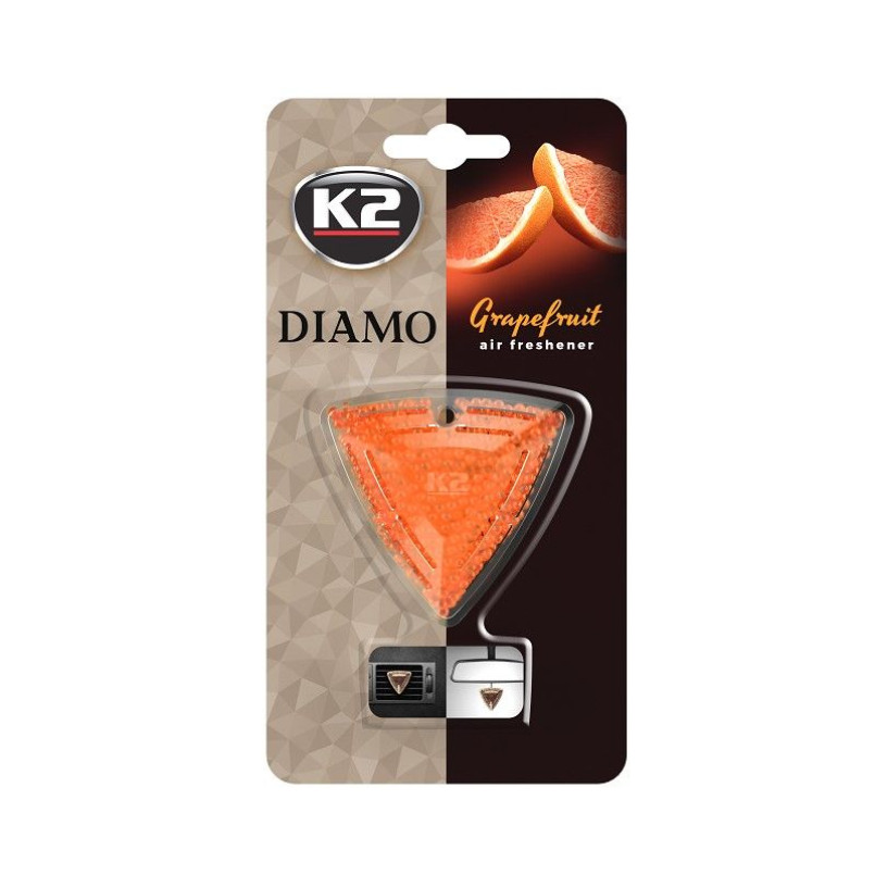 K2 DIAMO GRAPEFRUIT освіжувач повітря у формі діаманту грейпфрут 15г