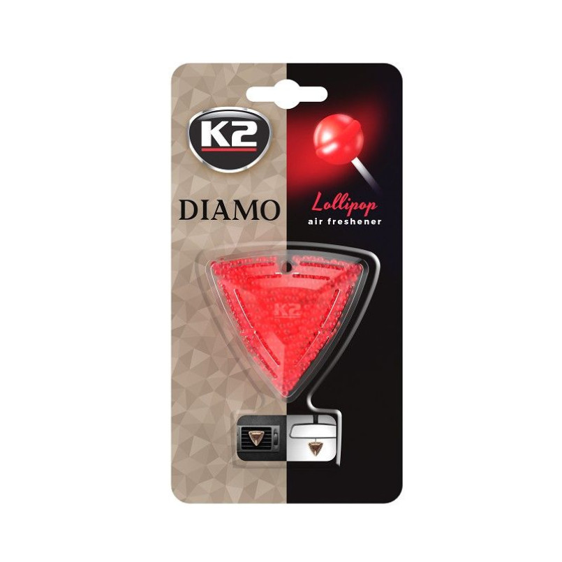 K2 DIAMO LOLLIPOP освіжувач повітря у формі діаманту льодяник 15г