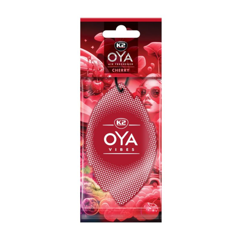 K2 OYA VIBES CHERRY автомобільний ароматизатор вишня х36