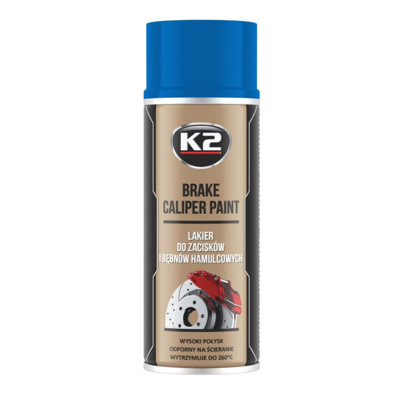 K2 BRAKE CALIPER СИНЯ високотемпературна фарба (аерозоль) 400 ml х12