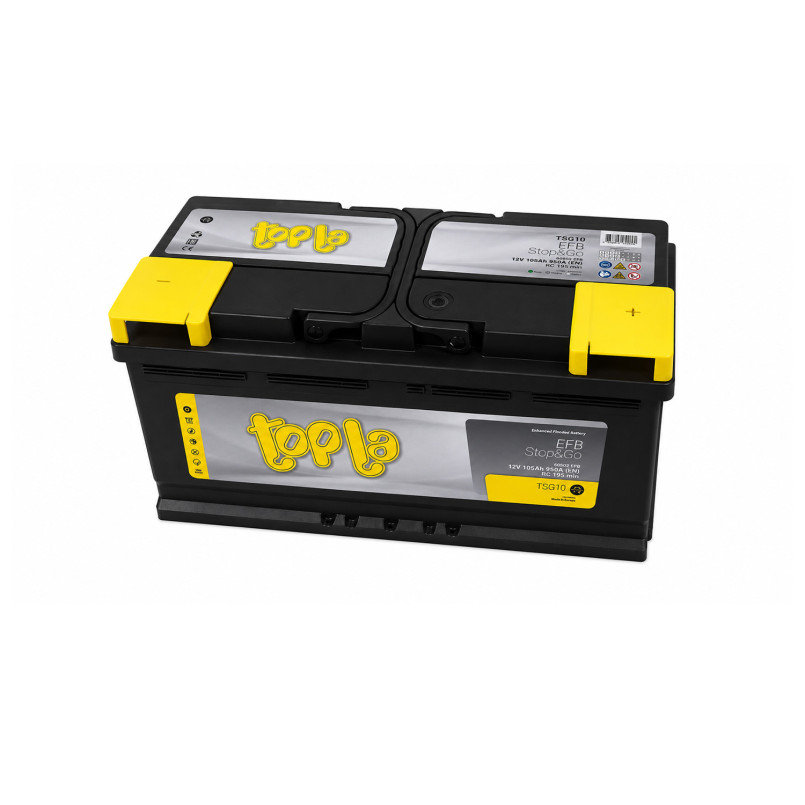105 Ah/12V EFB Euro (0) 394×175×190