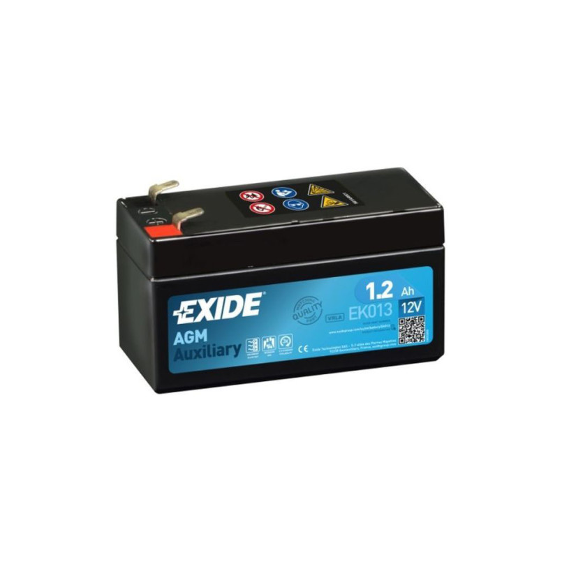 1,2Аh EXIDE AGM EK013 97x43x58