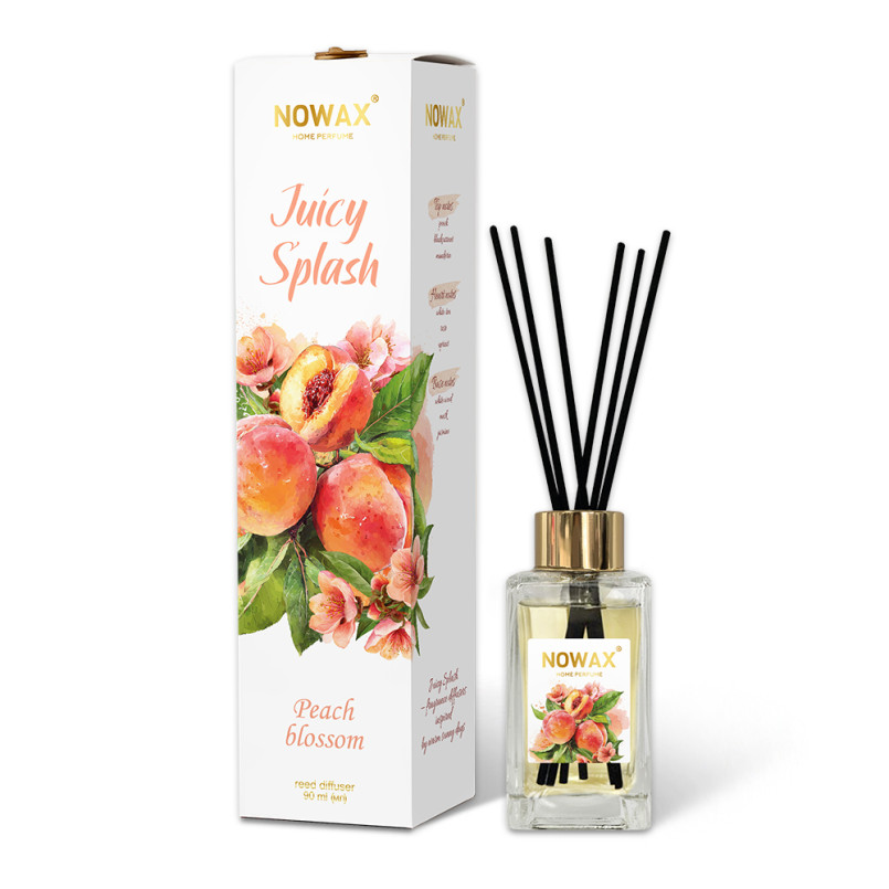 NOWAX Аромадифузор з паличками серія Juicy Splash - Peach Blossom (90 мл.)