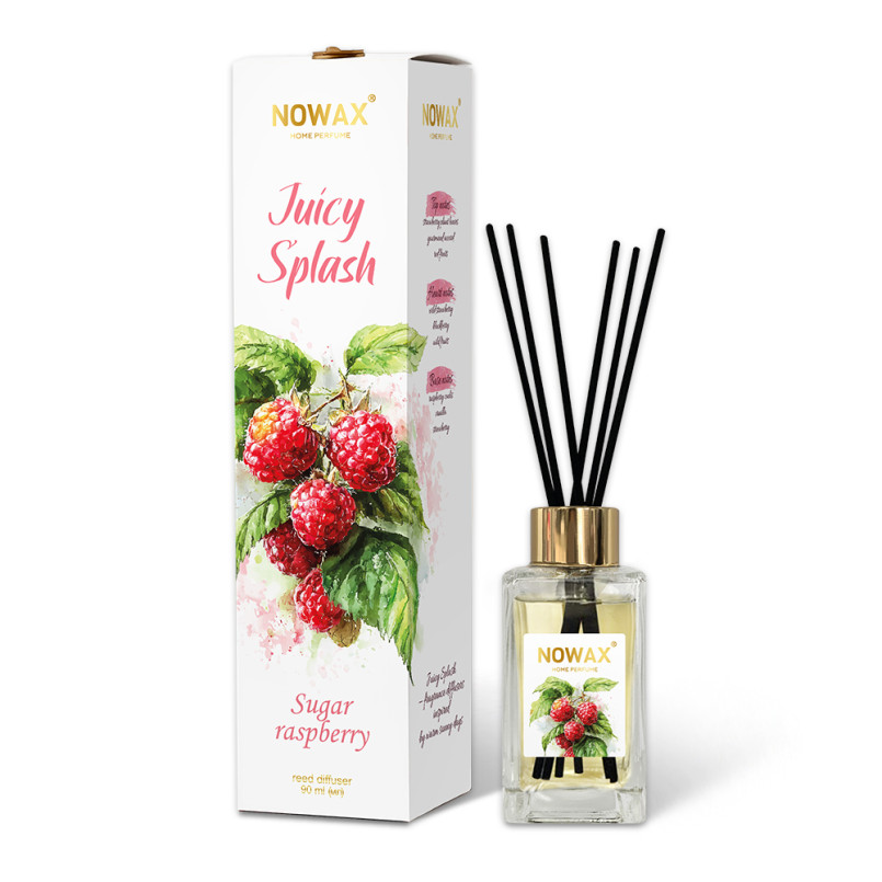 NOWAX Аромадифузор з паличками серія Juicy Splash - Sugar Raspberry (90 мл.)