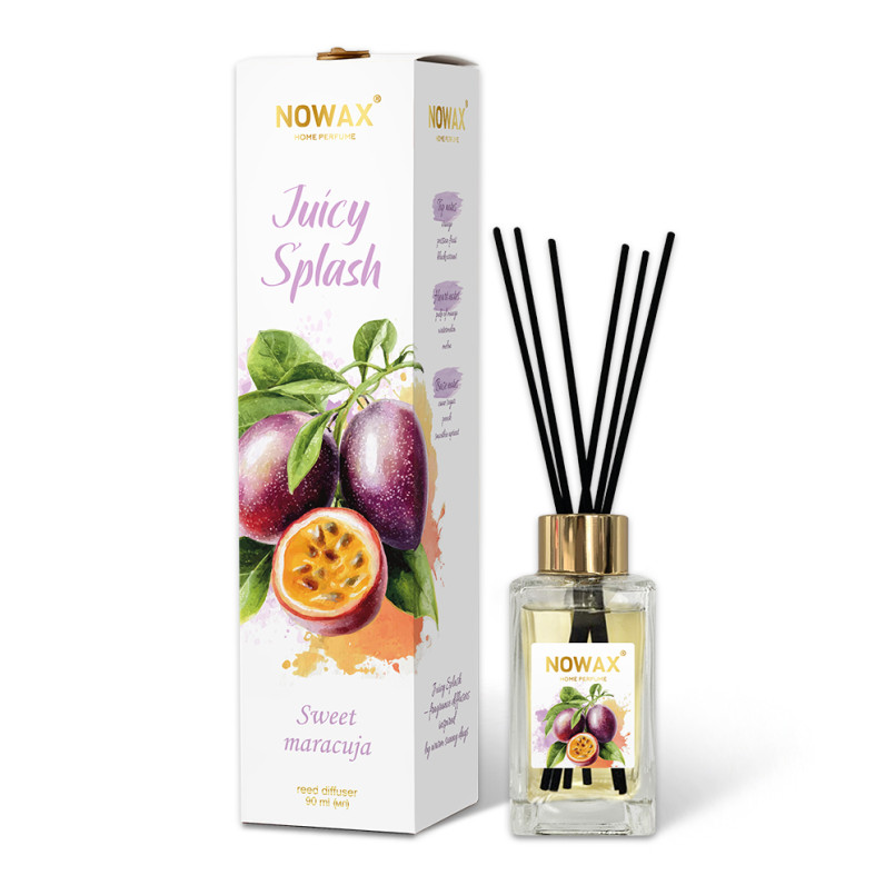 NOWAX Аромадифузор з паличками серія Juicy Splash - Sweet Maracuja (90 мл.)