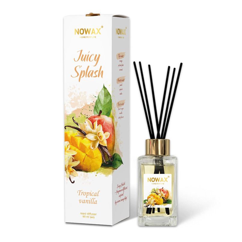 NOWAX Аромадифузор з паличками серія Juicy Splash - Tropical Vanilla (90 мл.)